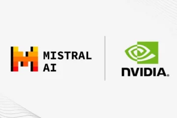 Les logos de Mistral AI et NVIDIA